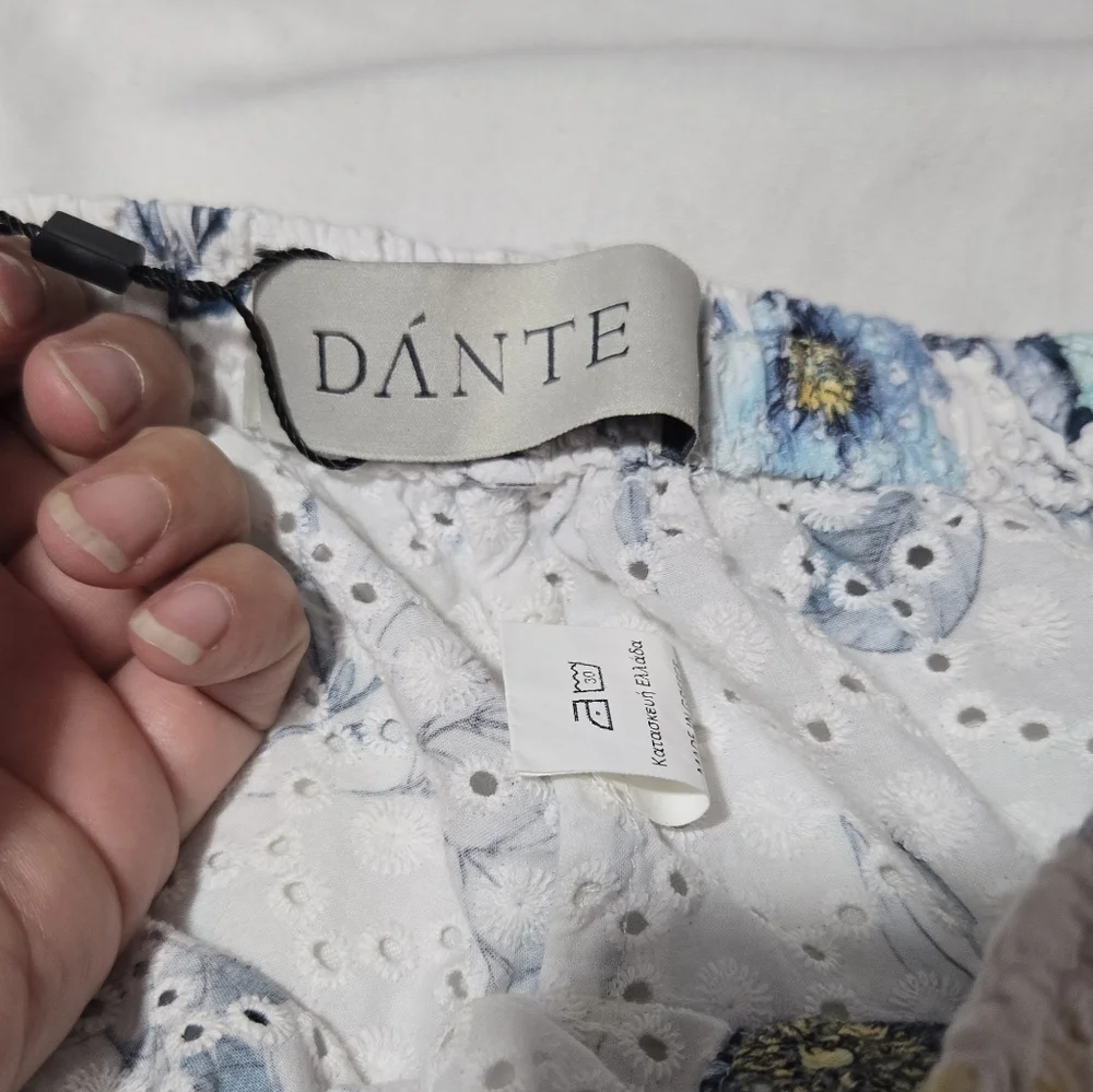 Dante Men's Floral Embroidered Boxers Sz Small/medium